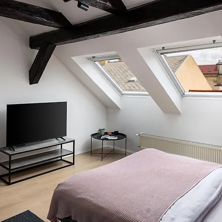Under The Beams - Designer Old Town Loft Apartamento *
